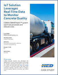 HED Case Study • IoT Solution Leverages Real-Time Data to Monitor Concrete Quality